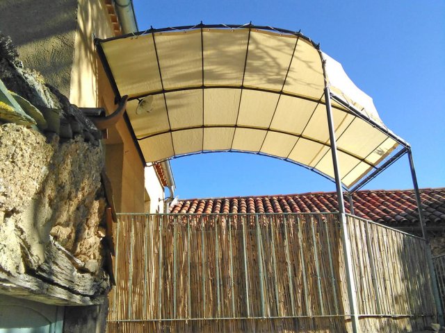 Pergola Toile terrasse habitation (3)