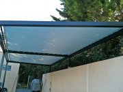 Pergola Toile en PVC précontraint Ferrari 402 blanc Texyloop