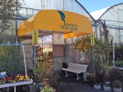 Pergola Toile marquise PVC Ferrari 705-1061 avec lettrage personnalisé