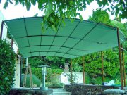 Pergola Toile sur-mesure en arrondis sur terrasse (2)