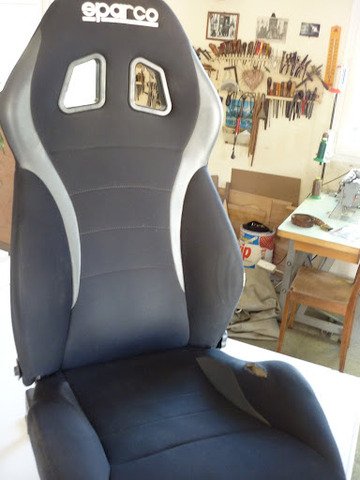 Réparation siège baquet