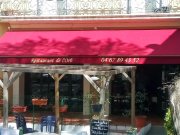 Store à banne Orchestra Max avec lettrages thermocollés