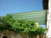 Pergola Toile montée sur vélums précontraint Ferrari Soltis 92 (1)